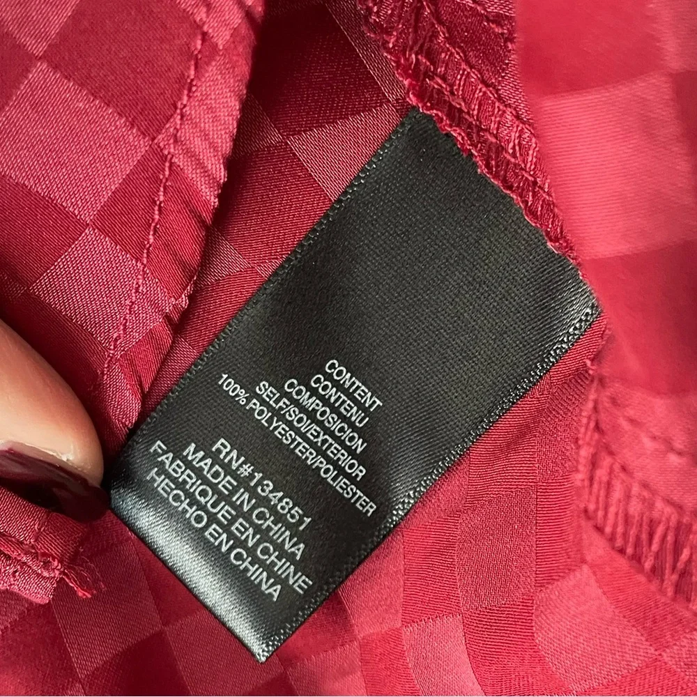 48• WAYF Long Sleeve Peplum Tie Front Blouse XS - Picture 10 of 10